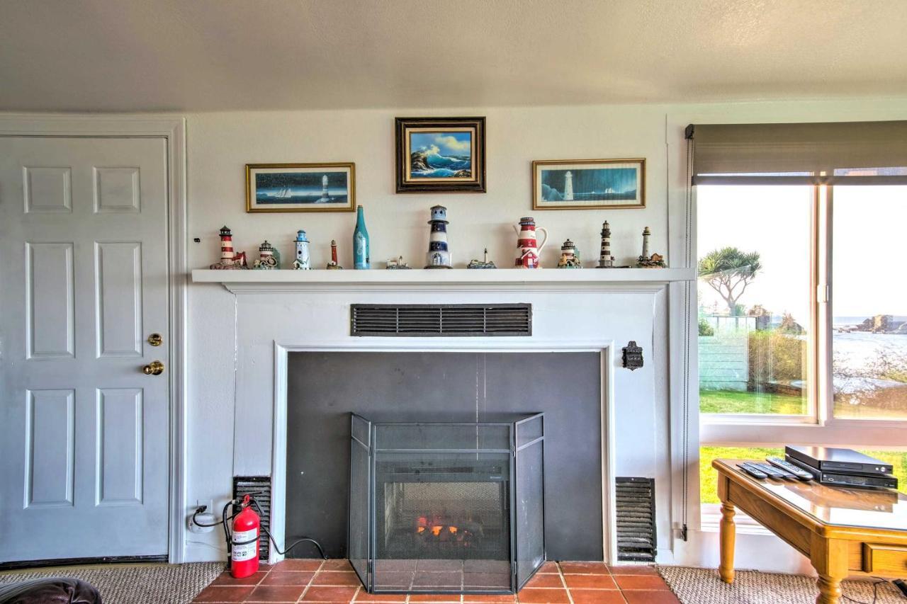 Cliffside Lighthouse Beach Home With Ocean View Coos Bay Exteriör bild